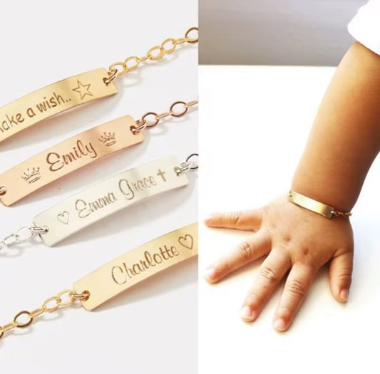 Custom Baby Name Bracelet
